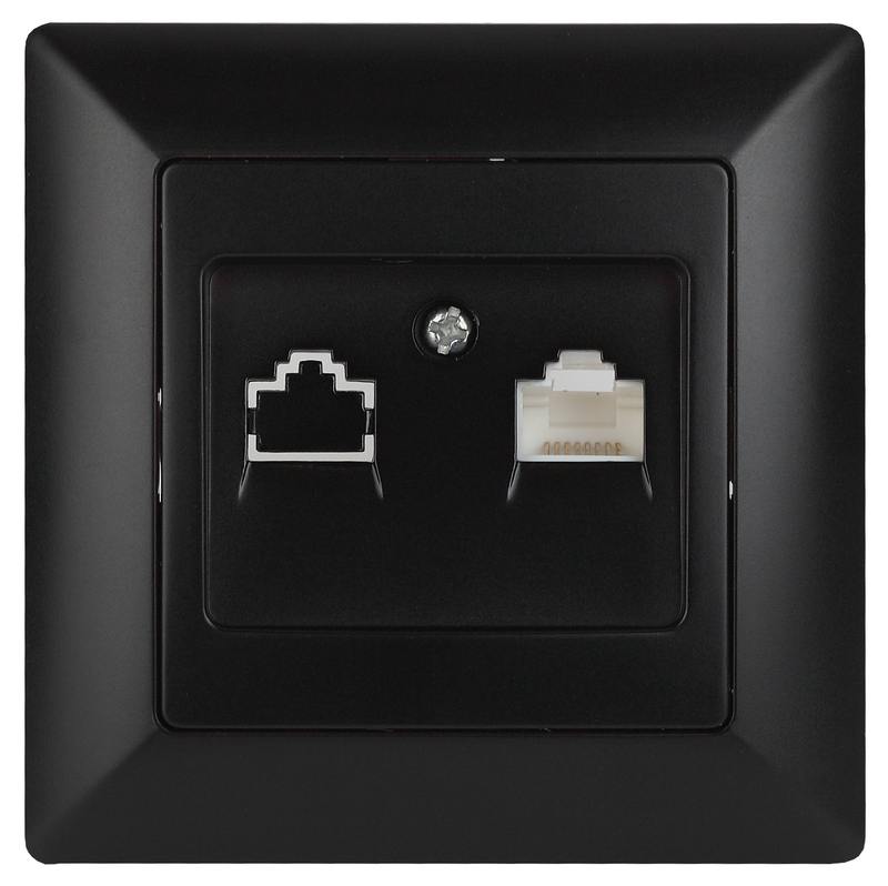 Розетка Intro Solo 4-303-05 информационная RJ45 Розетка Intro Solo 4-303-05 информационная RJ45