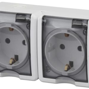 11А-2404-01 ЭРА Розетка 2х2P+E IP54