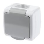 Розетка Intro Atlantic 5-201-03 с заземлением 2P+E Schuko