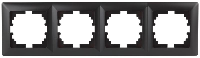 Рамка для розеток и выключателей Intro Solo 4-504-05 на 4 поста Рамка для розеток и выключателей Intro Solo 4-504-05 на 4 поста