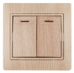 1-105-11 Intro Выключатель двойной с подсветкой