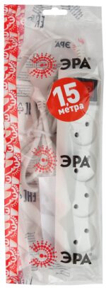 5m-2x1 без заземления c выключателем 4 розетки 1