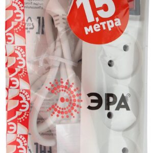 5m-2x1 без заземления c выключателем 4 розетки 1