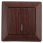 Выключатель Intro Solo 4-102-10 одноклавишный с подсветкой