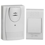 Звонок дверной ЭРА C61 беспроводной белый 32 мелодии купить оптом недорого