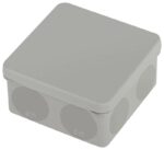 Распаячная коробка ЭРА KOR-100-100-50-9g-2MP двухкомпонентная HF стойкая к УФ 100х100х50мм серая прямой монтаж IP67 купить оптом недорого