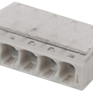 Клемма ЭРА компактная серия 205 5 отверстий 0.5-2.5 мм2 упаковка 4 шт. купить оптом недорого