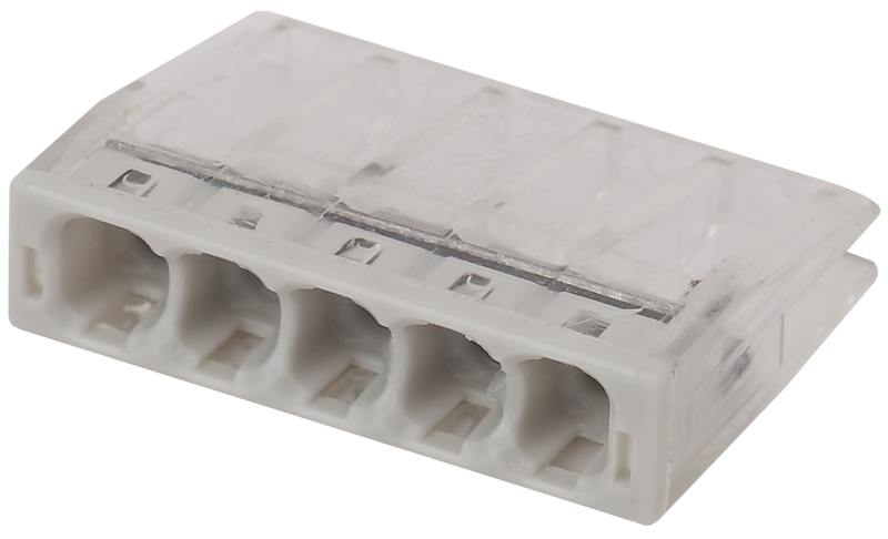 Клемма ЭРА компактная серия 205 5 отверстий 0.5-2.5 мм2 упаковка 4 шт. оптом купить хорошая цена Клемма ЭРА компактная серия 205 5 отверстий 0.5-2.5 мм2 упаковка 4 шт. купить оптом недорого