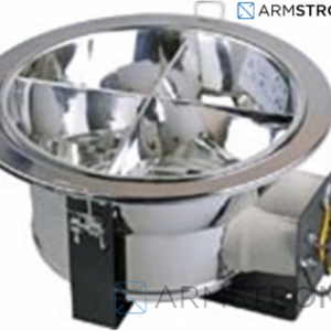 Светильник ЛВО1504 белый/круг с растром Е27 2х26 IP20 ИЭК купить оптом недорого