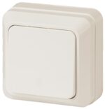 Выключатель Intro Quadro 2-101-02 одноклавишный 10А-250В
