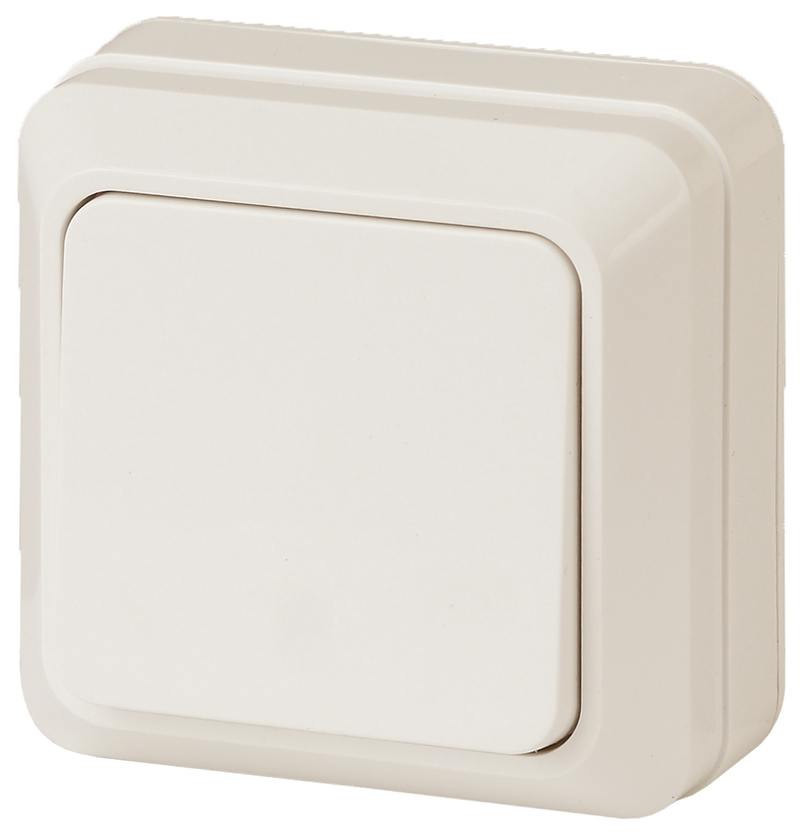 Выключатель Intro Quadro 2-101-02 одноклавишный 10А-250В Выключатель Intro Quadro 2-101-02 одноклавишный 10А-250В