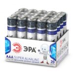 Батарейки ЭРА LR03-20 bulk SUPER Alkaline купить оптом недорого