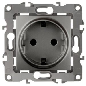 12-2001-12 ЭРА Розетка 2P+E Schuko