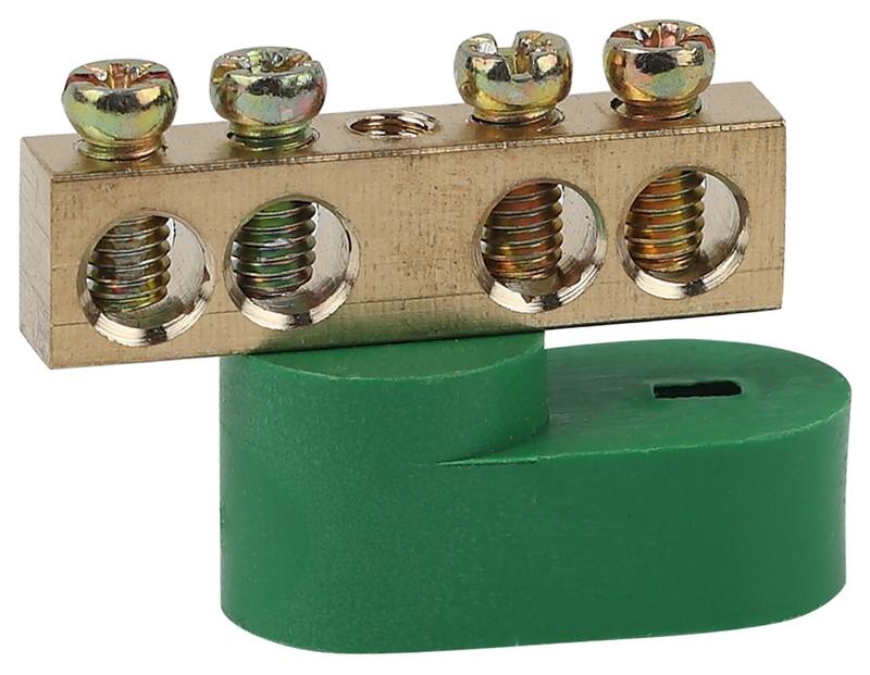 Шина ЭРА NO-222-101-1 PE земля на одном угловом изоляторе ШНИ-6х9-4-У1-Зеленый оптом купить хорошая цена Шина ЭРА NO-222-101-1 PE земля на одном угловом изоляторе ШНИ-6х9-4-У1-Зеленый купить оптом недорого