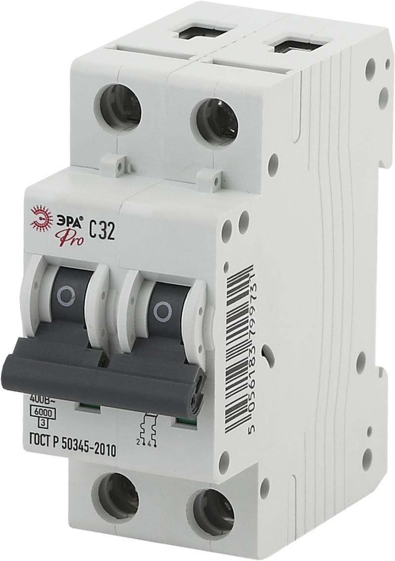 Автоматический выключатель ЭРА PRO NO-902-188 ВА47-63 2P 32А кривая C 6кА оптом купить хорошая цена Автоматический выключатель ЭРА PRO NO-902-188 ВА47-63 2P 32А кривая C 6кА купить оптом недорого