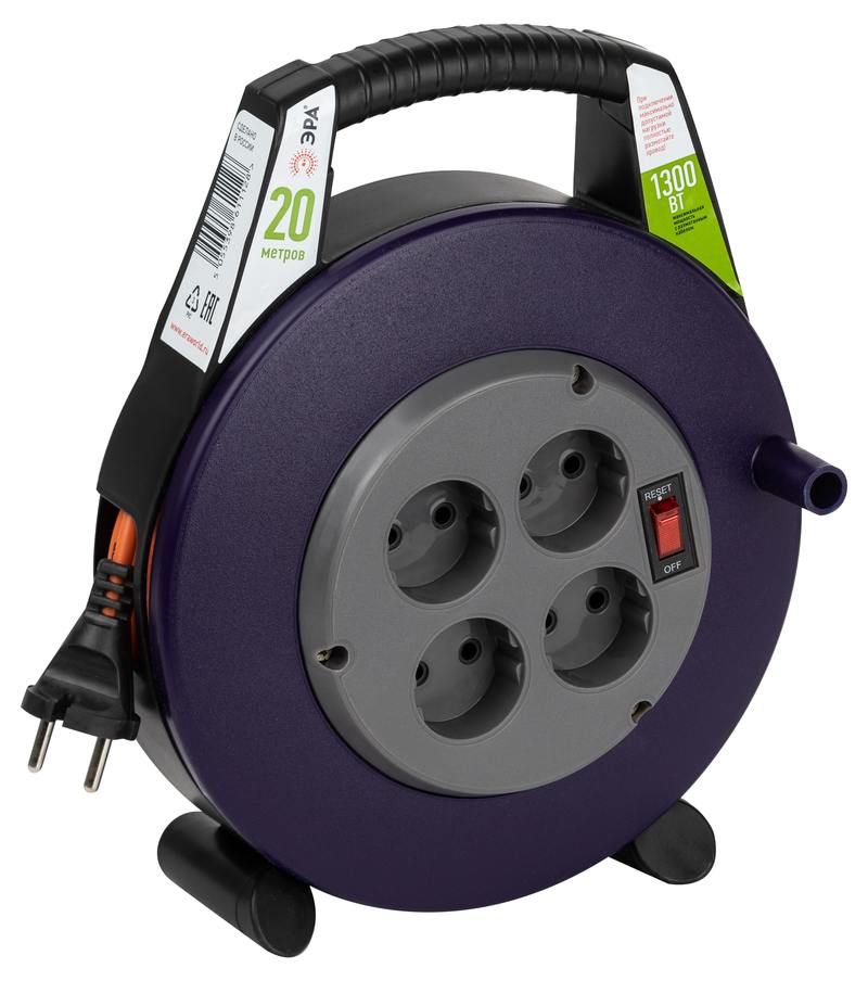 Удлинитель силовой ЭРА BPx-4-2x0 Удлинитель силовой ЭРА BPx-4-2x0