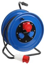 Удлинитель силовой ЭРА IND380-RM-3e-5x4-50m-IP44 380В на катушке 3 розетки 1xCEE 5P/2xSCHUKO 50м КГ 5х4 32A IP44 купить оптом недорого