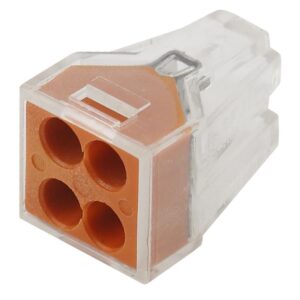 Клемма ЭРА серия 104 4 отверстия 1.0-2.5мм2 упаковка 4 шт. купить оптом недорого