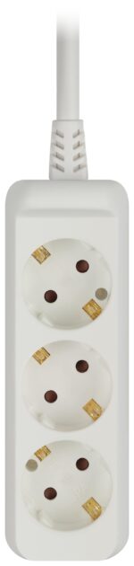 5m-3x1 с заземлением 3 розетки 1