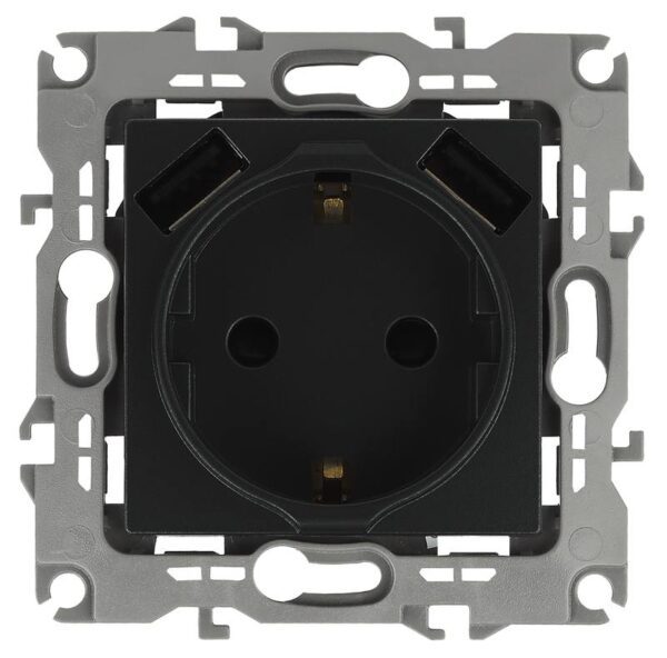 14-4109-05 ЭРА Розетка 2P+E 16A-250В