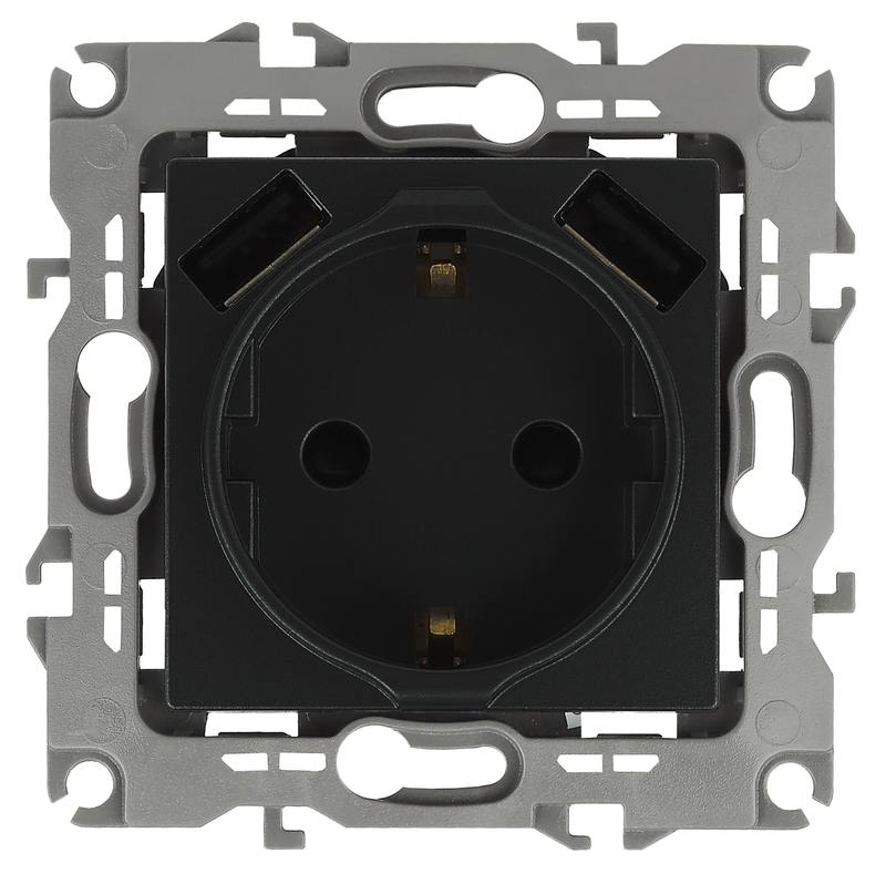 14-4109-05 ЭРА Розетка 2P+E 16A-250В 14-4109-05 ЭРА Розетка 2P+E 16A-250В