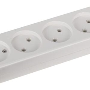 Колодка ЭРА K-4 4 розетки без зазeмления купить оптом недорого