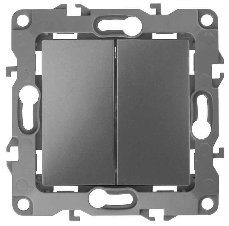 12-1106-12 ЭРА Переключатель двойной 12-1106-12 ЭРА Переключатель двойной