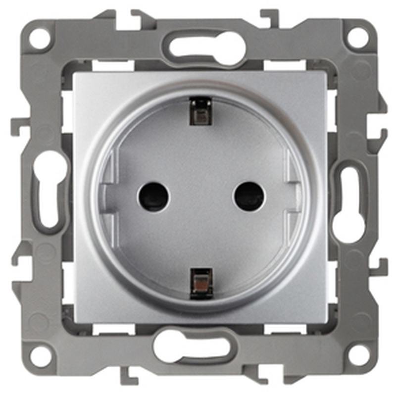 12-2001-03 ЭРА Розетка 2P+E Schuko 12-2001-03 ЭРА Розетка 2P+E Schuko