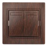 Выключатель Intro Plano 1-104-10 двухклавишный