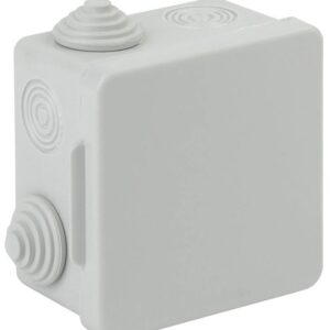 ЭРА Коробка распаячн. открытой установки КОР 80х80х50мм с гермовводами 7 вх. IP54 купить оптом недорого