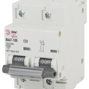 Автоматический выключатель ЭРА PRO NO-902-274 ВА47-100 2Р 32А кривая С 10 кА купить оптом недорого