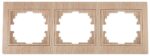 Рамка для розеток и выключателей Intro Plano 1-503-11 на 3 поста горизонтальная
