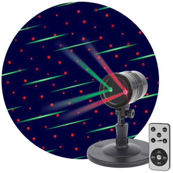 ENIOP-01 ЭРА Проектор Laser Метеоритный дождь мультирежим 2 цвета
