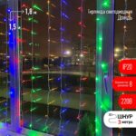 ENIZ-01M ЭРА Гирлянда LED Дождь/Занавес 1