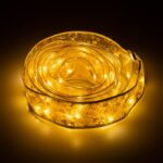 Светодиодная новогодняя гирлянда ЭРА ENIN-30W нить Лента декоративная теплый свет 3 м 30 microled IP20 купить оптом недорого