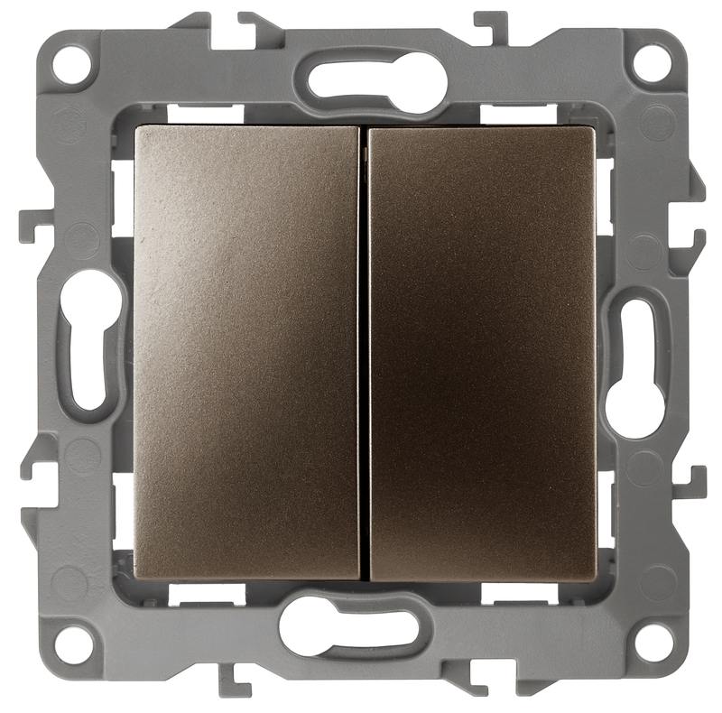 12-1106-13 ЭРА Переключатель двойной 12-1106-13 ЭРА Переключатель двойной