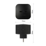 без заземл 10А (черный) купить оптом недорого