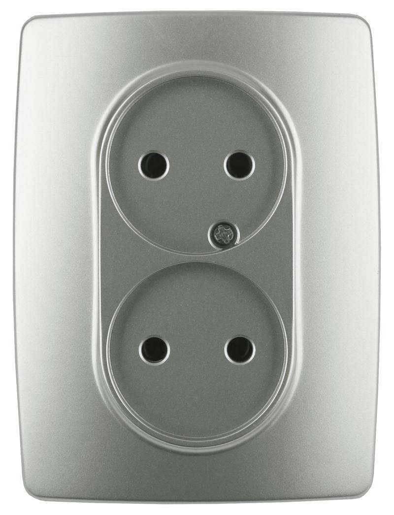 12-2107-15 ЭРА Розетка 2X2P 12-2107-15 ЭРА Розетка 2X2P