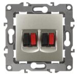 12-3112-15 ЭРА Розетка аудио двойная