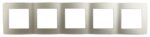 Рамка для розеток и выключателей ЭРА 12-5005-04 Рамка на 5 постов