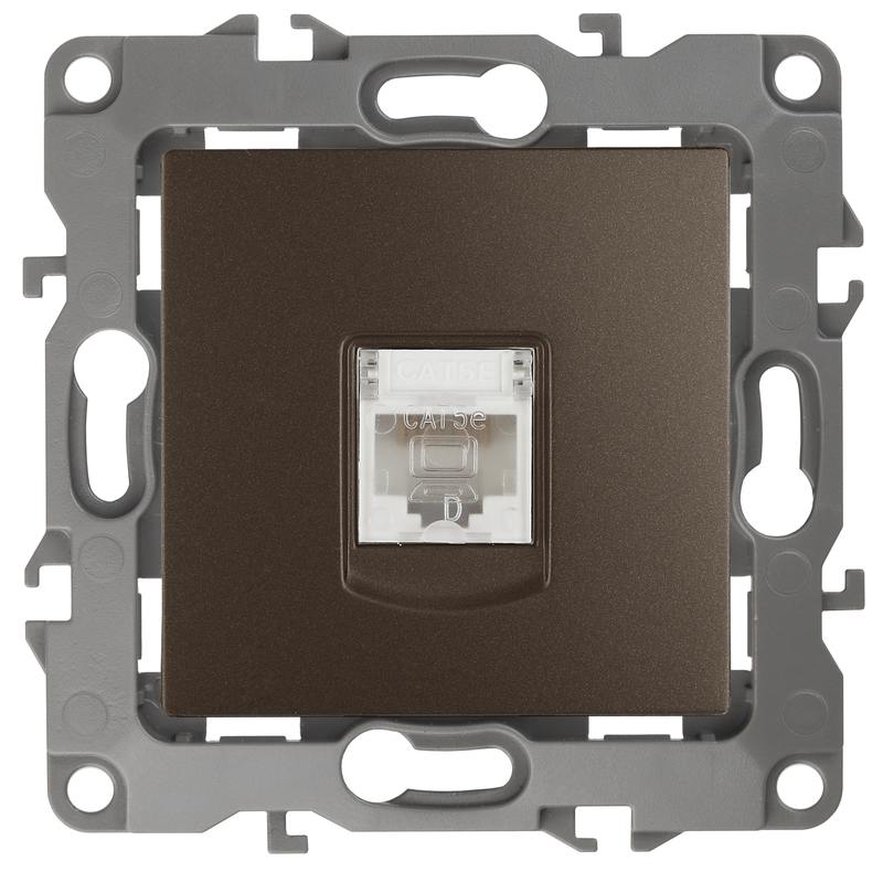 12-3107-13 ЭРА Розетка информационная RJ45 12-3107-13 ЭРА Розетка информационная RJ45