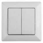 Выключатель Intro Solo 4-104-01 двухклавишный 10А-250В