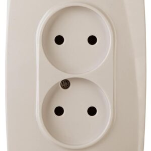 12-2107-02 ЭРА Розетка 2X2P