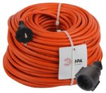 Удлинитель силовой ЭРА UPx-1-2x1.5-50m в бухте без заземления 50м 1 розетка ПВС 2x1.5мм2 купить оптом недорого