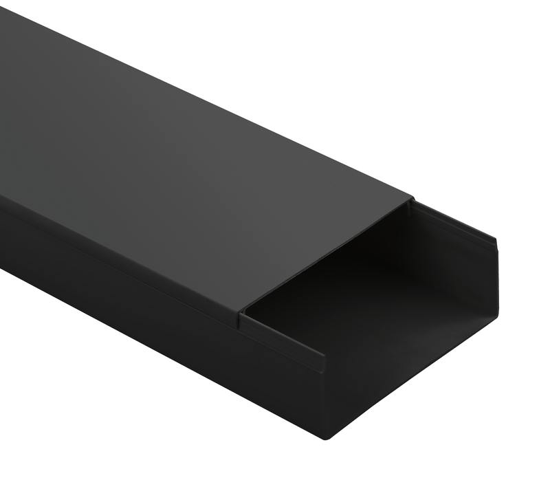 Кабель-канал ЭРА KK-B-100-40 черный 100x40мм 8м оптом купить хорошая цена Кабель-канал ЭРА KK-B-100-40 черный 100x40мм 8м купить оптом недорого