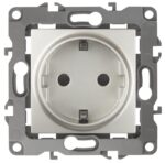 12-2102-15 ЭРА Розетка 2P+E Schuko со шторками