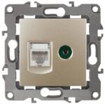 12-3110-04 ЭРА Розетка комбинированная RJ45+TV