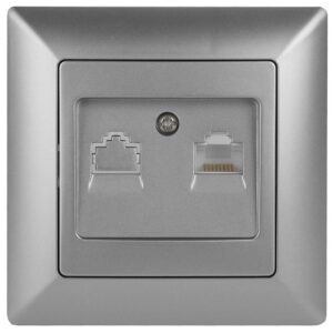 Розетка Intro Solo 4-303-03 информационная RJ45