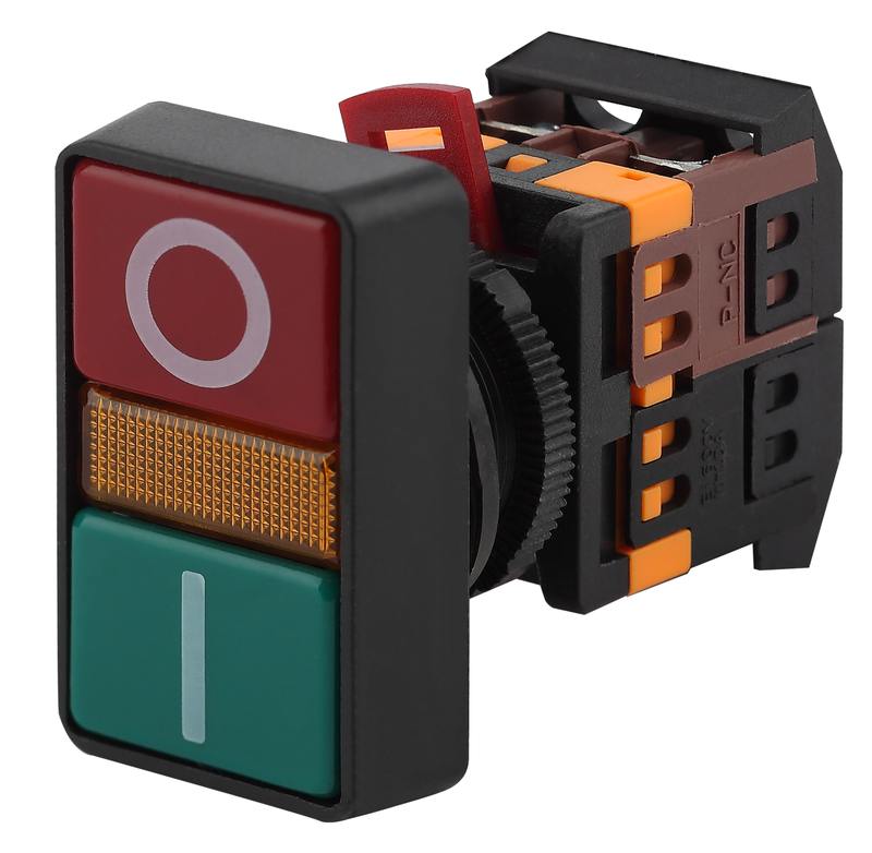 Кнопка ЭРА BBD20-PPBB-K51E РPВВ-30N I-O d30мм неон 240В 1з+1р оптом купить хорошая цена Кнопка ЭРА BBD20-PPBB-K51E РPВВ-30N I-O d30мм неон 240В 1з+1р купить оптом недорого