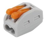 Клемма ЭРА серия 412 с рычагом 2 отверстия 0.08-2.5мм2 упаковка 20 шт купить оптом недорого